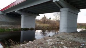 Челябинская область/ Долгодеревенское/ Мост через речку Зюзелга год спустя после ремонта.