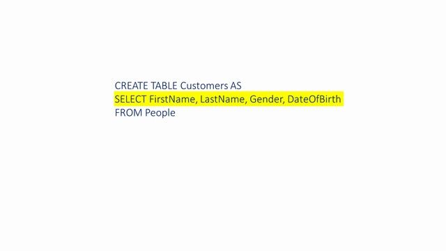 The SQL Create Table Statement смотреть онлайн