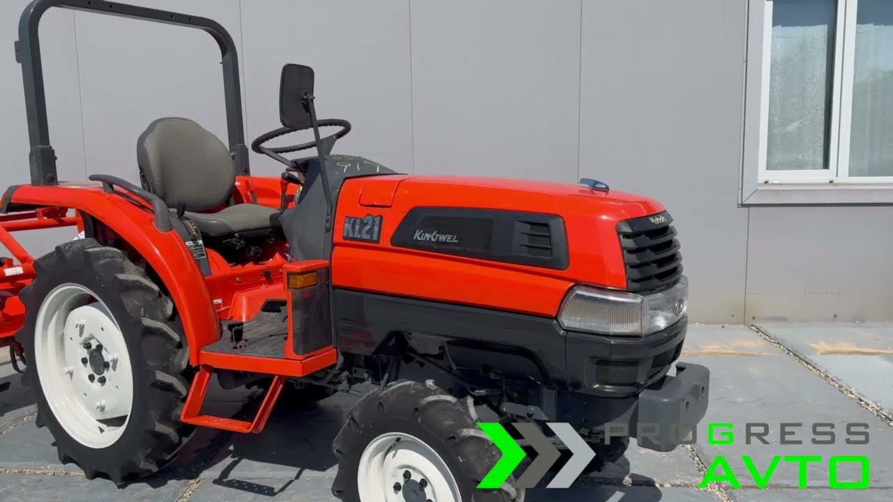 Kubota KL 21 трактор японский в комплекте Почвенная фреза Kubota R15K (рабочий захват 150 + 20 см.) смотреть онлайн
