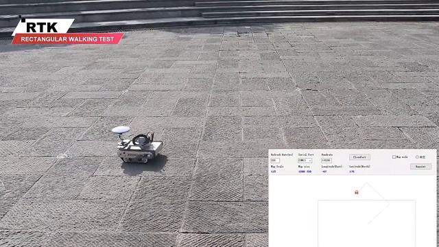 RTK Autonomous Navigation for robot chassis platform смотреть онлайн