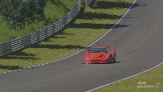 Gran Turismo 7 - Ferrari F50 1995 F130B V12 in Circuit of Brands Hatch смотреть онлайн