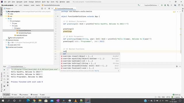 Basics - Functions in Scala #4 смотреть онлайн