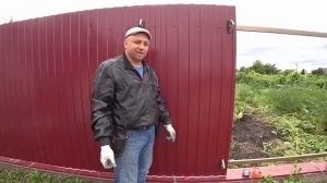 ДЕЛАЕМ ЗАБОР САМОСТОЯТЕЛЬНО. ч. 3 - Монтаж профлиста с помощью магнитов.