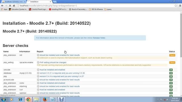 Complete installation of moodle in localhost without error смотреть онлайн