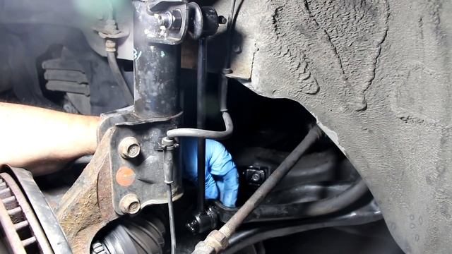 Installing Stabilizer Bar Links And Lubrication Hyundai Santa Fe 2001-2006