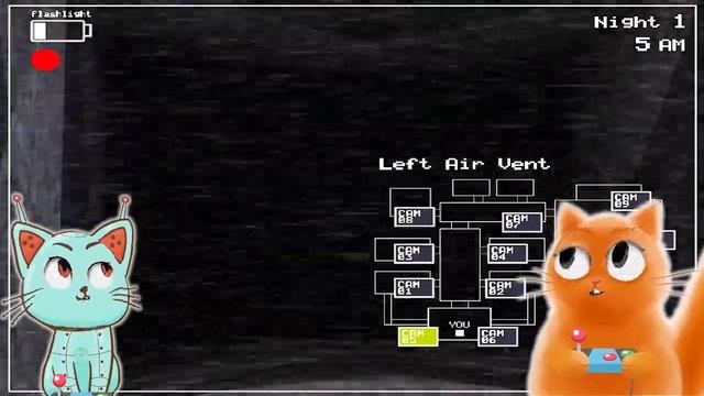 ПЯТЬ НОЧЕЙ С ФРЕДДИ 2 фнаф ОЧЕНЬ СТРАШНО говорящий кот Джем играет детский летсплей