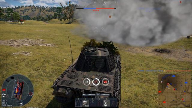 Средний танк с единственным минусом Panther A в War Thunder! смотреть онлайн