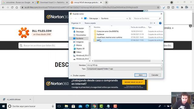 Solucionar Error El programa no puede iniciarse porque falta MSVCP140.dll Tutorial en Español 2022 смотреть онлайн