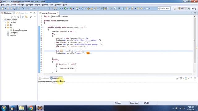 How to read numbers from the keyboard using Scanner in Java? | Java IO | Java Tutorial смотреть онлайн