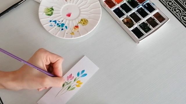 Акварельные закладки смотреть онлайн