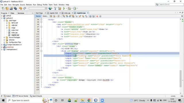 Project Based Learning(Ecom project) - Register form with validation смотреть онлайн