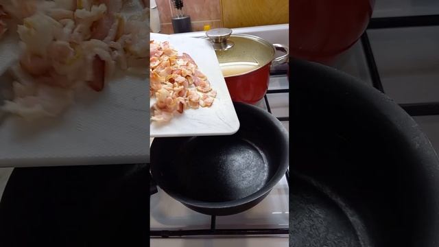 Суп с фасолью и беконом.#вкусно #просто