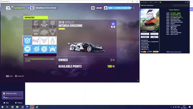 FORZA HORIZON 5 MONEY CHEAT ENGINE 2021