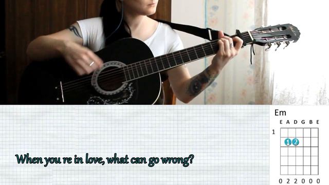 SUPERGIRL - GUITAR LESSON CHORDS смотреть онлайн