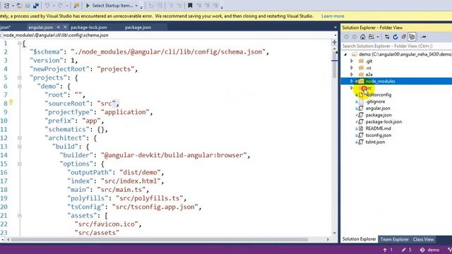 08. Angular project structure - angular.json смотреть онлайн