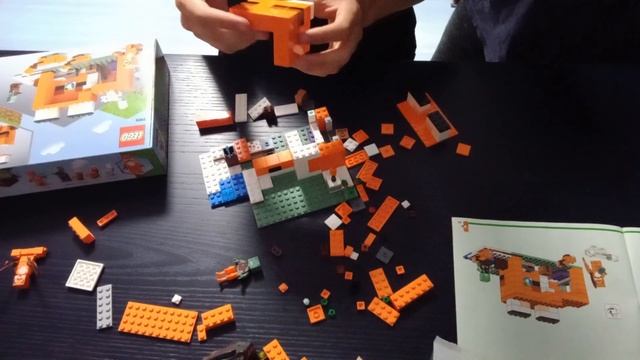 Lego Minecraft The Fox Lodge Review (21178 lego set review) смотреть онлайн