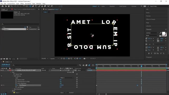 ANIMATE TEXT Along Any CUSTOM PATH in After Effects | Easy Tutorial смотреть онлайн