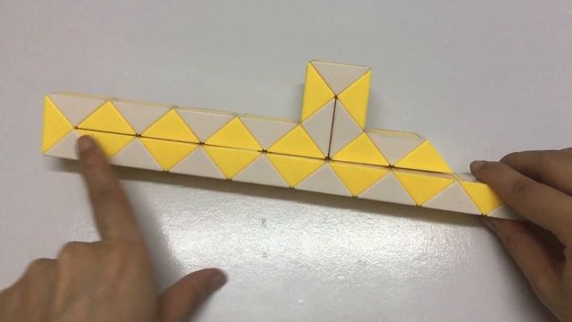 SLOW TUTORIAL - Rubik's Twist or Rubik's Snake 36 - Simple Sword смотреть онлайн