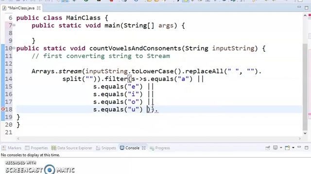 java program to count Number of vowels and consonants from a given String by java temple смотреть онлайн