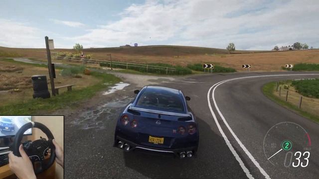 GT-R 2017 NISSAN I Forza Horizon 4 I MOZA R5 Steering Wheel Gameplay смотреть онлайн