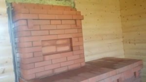 Отопительная варочная печь с лежанкой