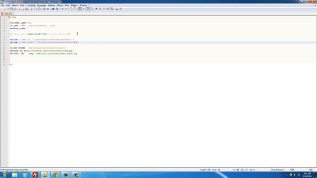 PHP Instagram Downloader Tutorial - 2 - Configuring the Instagram API смотреть онлайн