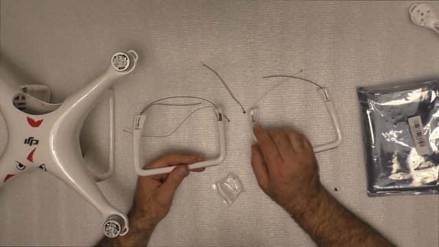 Антены Компас Шасси для DJI Phantom 4 смотреть онлайн