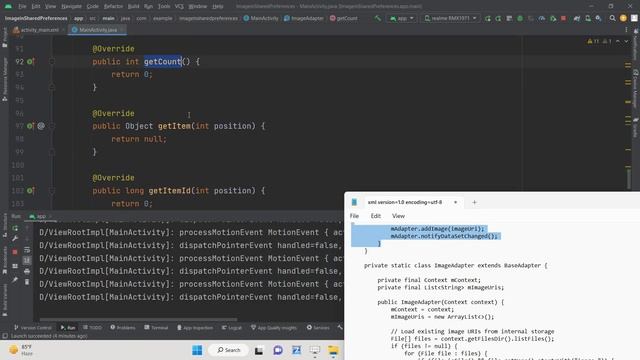 Android Java Project to Take Image From Camera & Save it in SharedPreferences & Display it in Grid смотреть онлайн