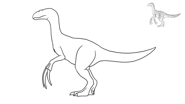How To Draw Therizinosaurus Dinosaur From Jurassic World Dominion - Easy Step By Step