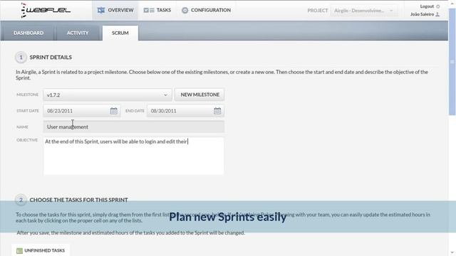 Airgile v1.7 - Team and project management platform, with SCRUM смотреть онлайн
