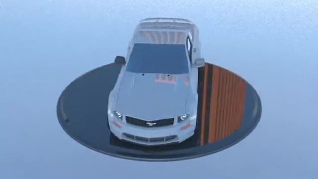 Ford Mustang 3d model demo смотреть онлайн