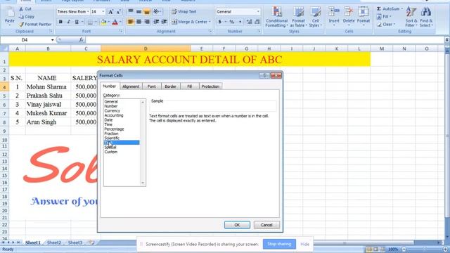 How to Enter Large Digit in Excel (एक्ससेल में लंबी संख्या कैसे लिखें) смотреть онлайн