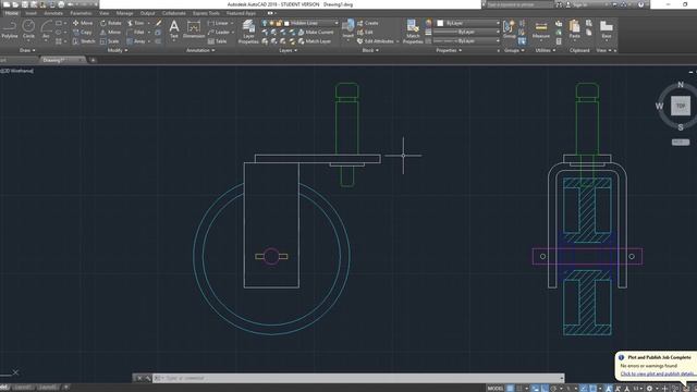 Autocad 2019 - Tutorial 8: 2D Assembly Drawings смотреть онлайн
