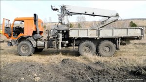 КамАЗ-манипулятор, как работать! Пробую в действии интересную технику