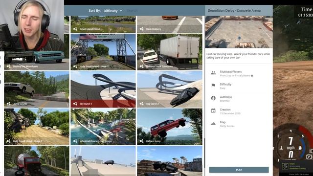 BeamNG.drive Drag Racing! Scenarios [3]