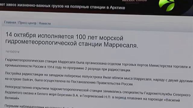 Арктической метеостанции Маррисаля - 100 лет смотреть онлайн