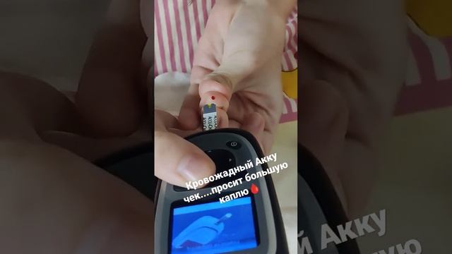 большие полоски и требуют большую каплю крови. Это пульт от инсулиновой помпы Акку чек. #глюкометр смотреть онлайн