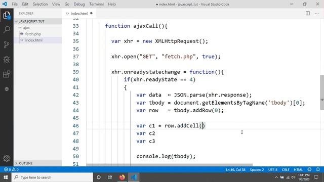 JavaScript create view from Ajax response (JavaScript advance Bangla Part 4) смотреть онлайн