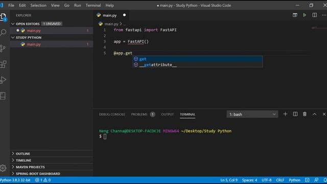 Python Installation and Hello Coder with FastAPI смотреть онлайн