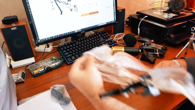 Распаковка и тест микрофона FELYBY bm 800/ bm 900 смотреть онлайн