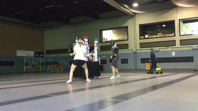 Foil lesson with coach Gabor Fekete Part 2 смотреть онлайн