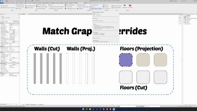 Match Graphic Overrides in Autodesk Revit - Easy! [EF-Tools] смотреть онлайн