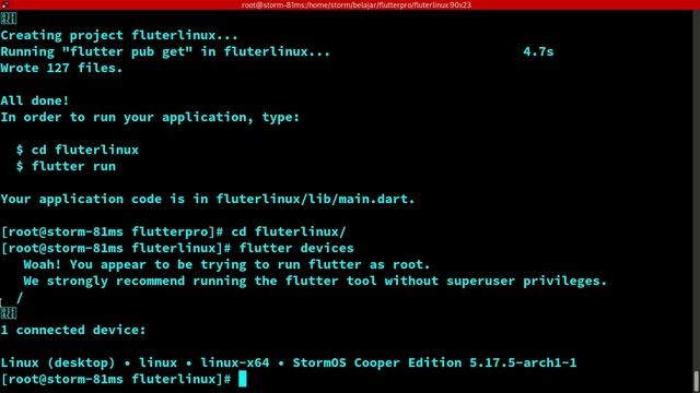 FLUTTER RUN WITHOUT ANDROID EMULATOR - Arch Linux ?? смотреть онлайн