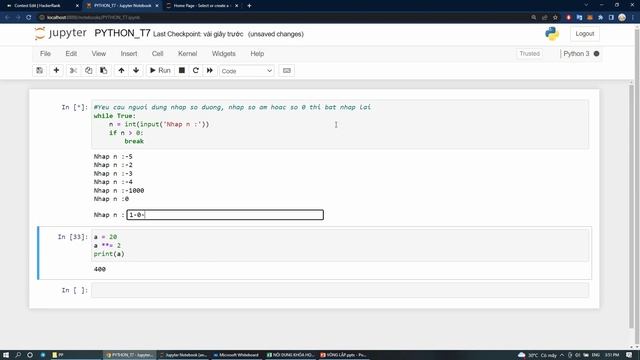 [PYTHON] Bài 13. Vòng Lặp While Trong Python | Các Bài Tập Sử Dụng Vòng Lặp While смотреть онлайн