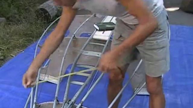 Оболочка швертбота Разметка и раскрой