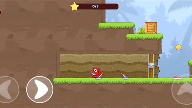 Red Ball 5 Level 16-30 / Красный шарик 5 Уровень 16-30 смотреть онлайн