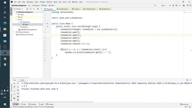 Java урок - 18.2.2 Коллекции. LinkedList смотреть онлайн
