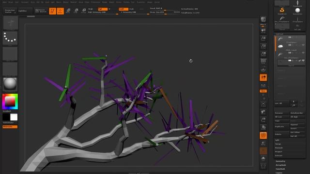 Tree For Game using ZBrush смотреть онлайн