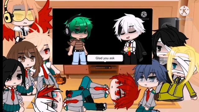 Some of class 1a + Pro heroes react to my videos || Villain Rehab Deku AU! Part 6 || MHA смотреть онлайн