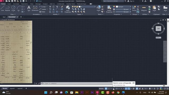How to Draw Village Traverse without using Angles and without Closing Error in AutoCAD смотреть онлайн